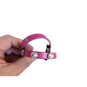 Lia Sophia Hot Pink Bling Wrap Style Bracelet NWT
